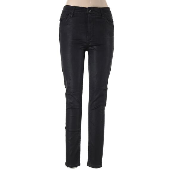 Joes Jeans The Charlie High Rise Skinny Ankle, Coated, Black - Size 30 - Picture 4 of 9